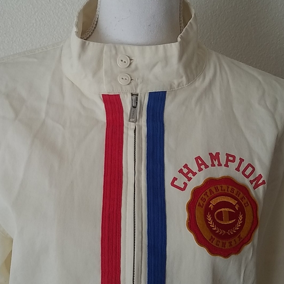 Champion Retro Embroidered Mens Jacket - Picture 2 of 9